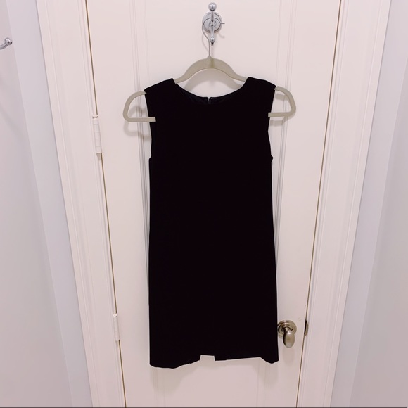 NWOT🖤LINDA ALLARD ELLEN TRACY FORMAL BLACK SLIT DRESS🖤ZIPPER BACK SZ PETITE 4 - Picture 2 of 12
